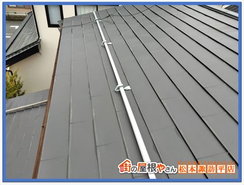 安曇野市屋根カバー工法　大屋根